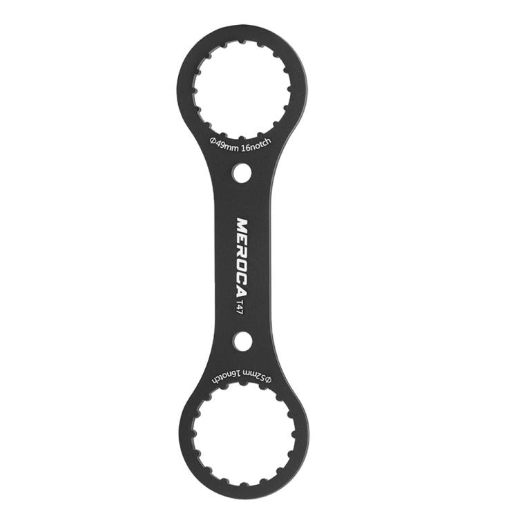 MEROCA Bicycle Hollow Crankset Removal Tool Axis Spanner — BB39+BB40.5 2 in 1 Wrench