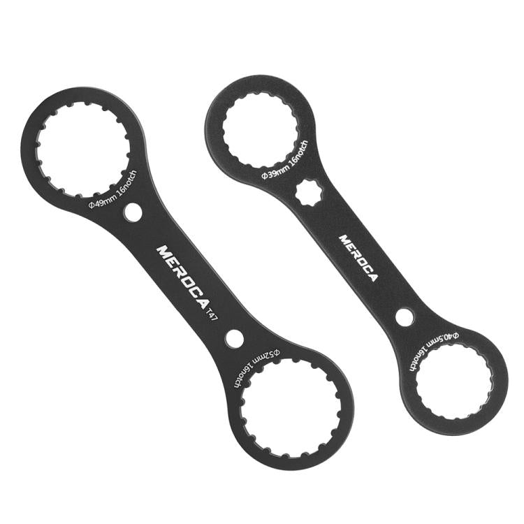 MEROCA Bicycle Hollow Crankset Removal Tool Axis Spanner — BB44+BB46 2 in 1 Wrench