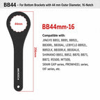 MEROCA Bicycle Hollow Crankset Removal Tool Axis Spanner — view 7