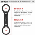 MEROCA Bicycle Hollow Crankset Removal Tool Axis Spanner — view 10