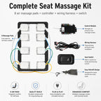 12V Car Seat Massage System — view 3