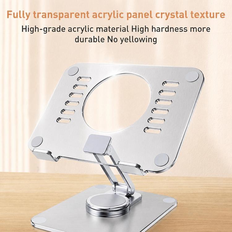 T632 Aluminum Alloy 360 Degree Rotating Desktop Tablet Holder