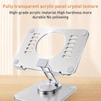 T632 Aluminum Alloy 360 Degree Rotating Desktop Tablet Holder