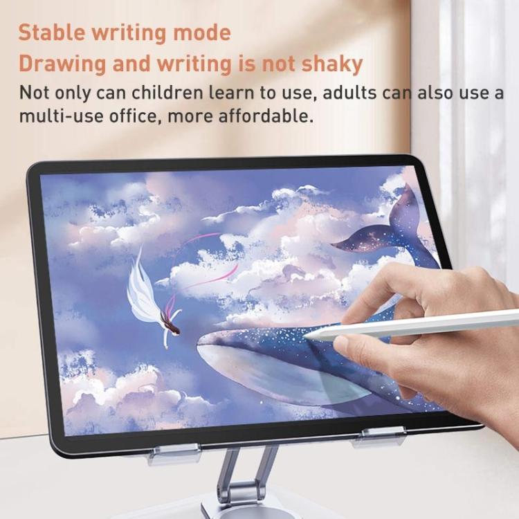 T632 Aluminum Alloy 360 Degree Rotating Desktop Tablet Holder