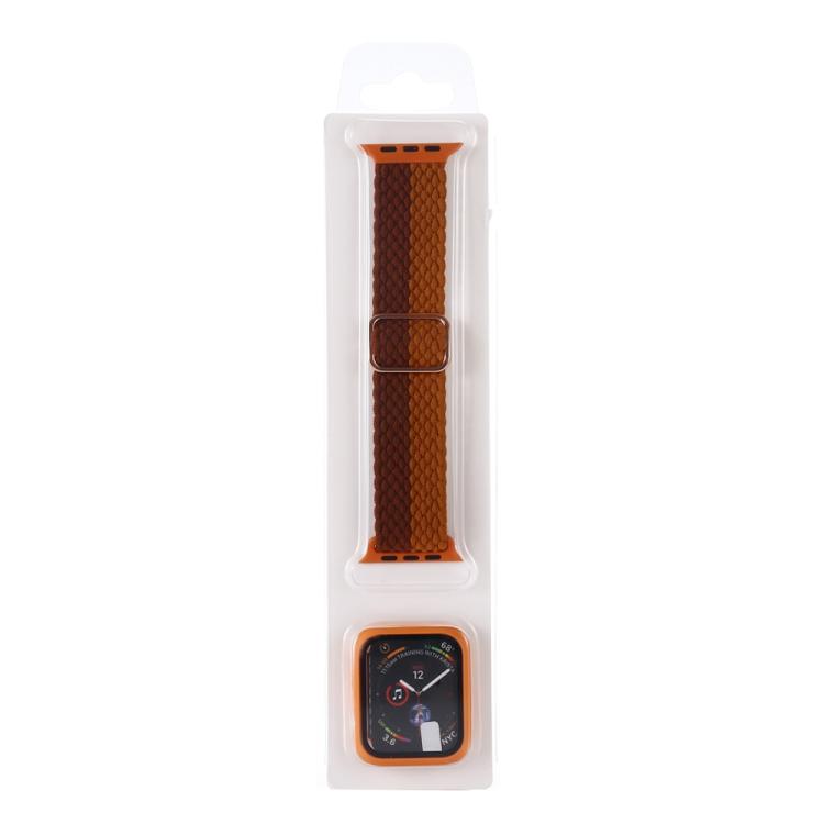 Adjustable Striped Woven Nylon Watch Band + Watch Case Set — view 45