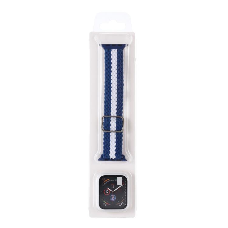 Adjustable Striped Woven Nylon Watch Band + Watch Case Set — view 29