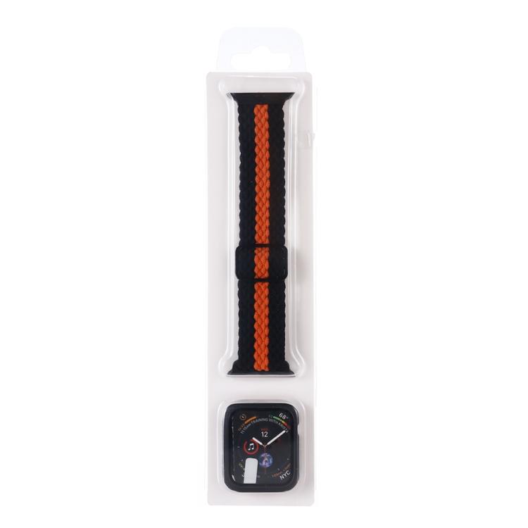 Adjustable Striped Woven Nylon Watch Band + Watch Case Set — view 30