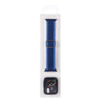 Adjustable Striped Woven Nylon Watch Band + Watch Case Set