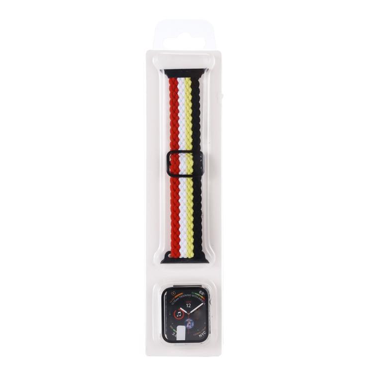 Adjustable Striped Woven Nylon Watch Band + Watch Case Set — view 42