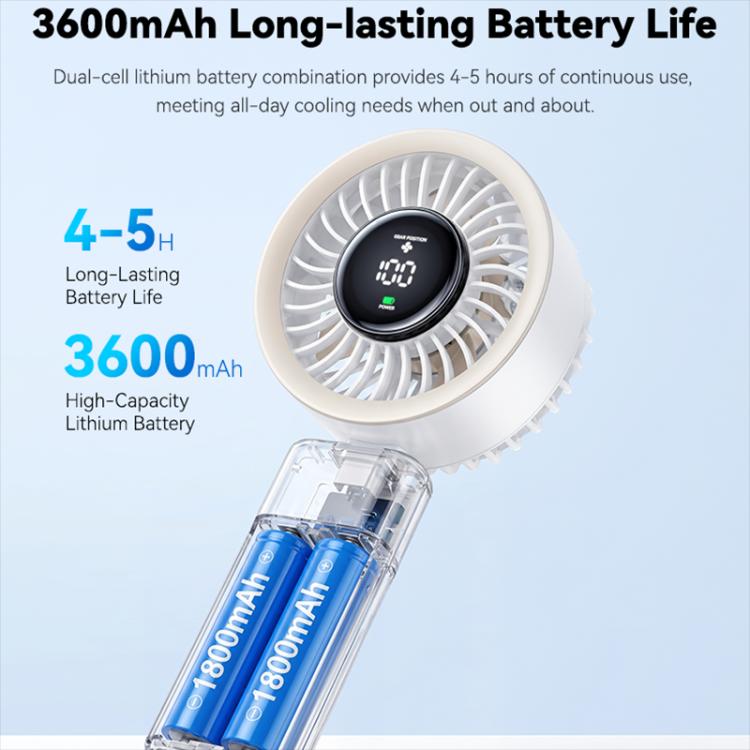 Yesido YF20 Brushless Handheld Fan with LED Digital Display — view 5