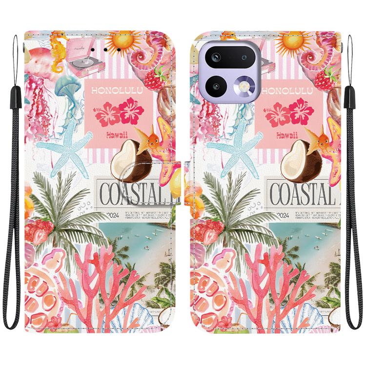Crystal-Texture Painted Vegan Leather Phone Case — view 37