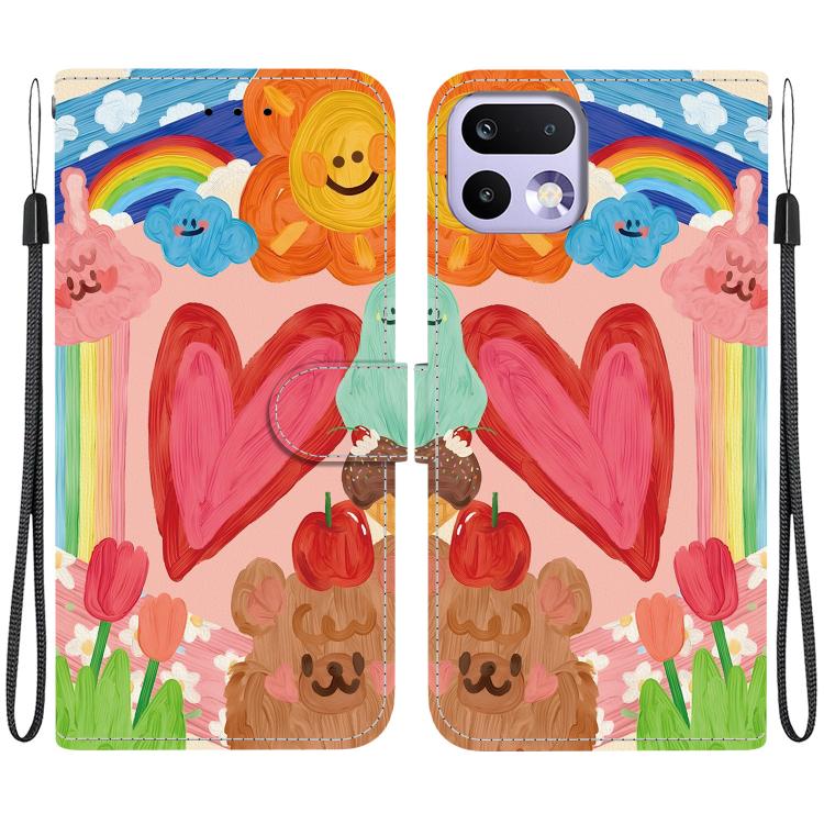 Crystal-Texture Painted Vegan Leather Phone Case — view 41