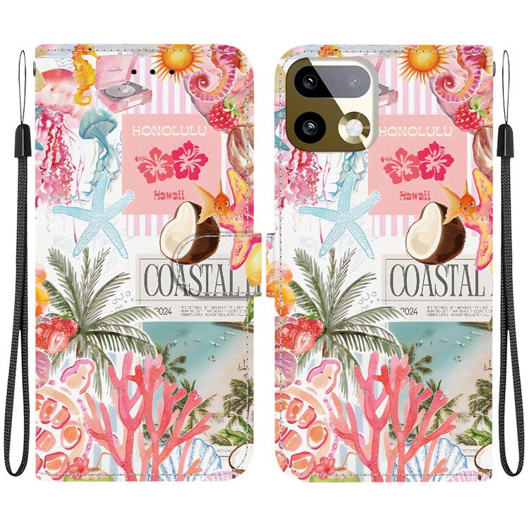 Crystal-Texture Painted Vegan Leather Phone Case — view 28