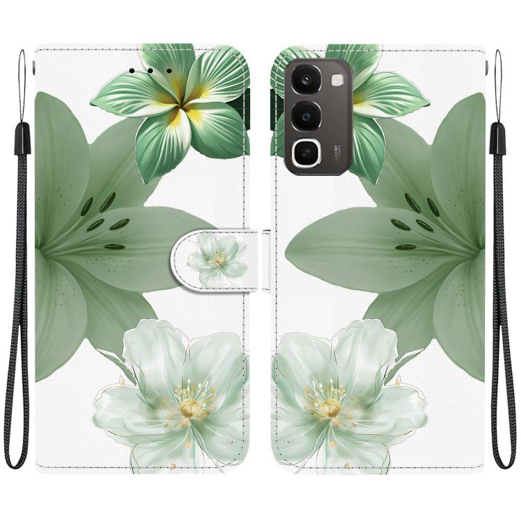 Crystal-Texture Painted Vegan Leather Phone Case