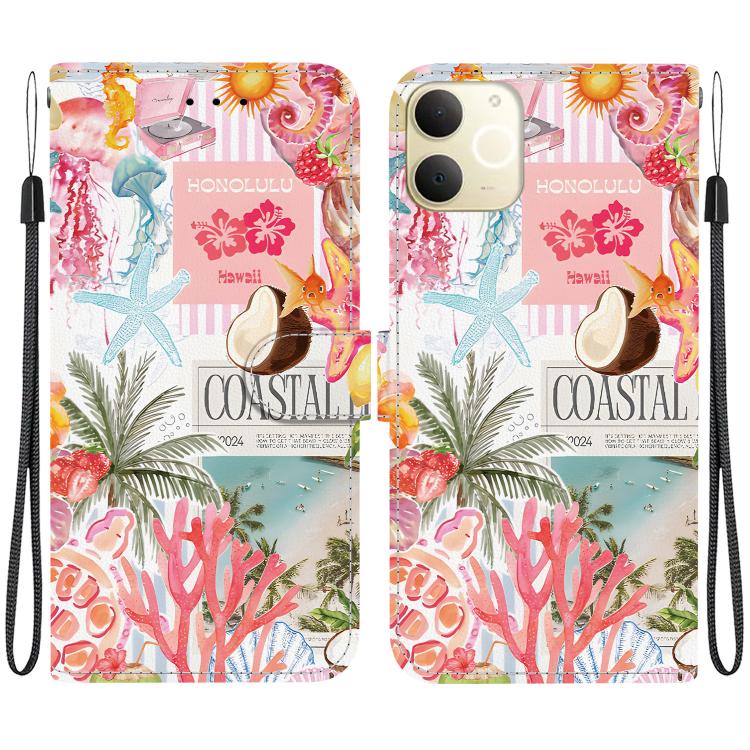 Crystal-Texture Painted Vegan Leather Phone Case — view 46
