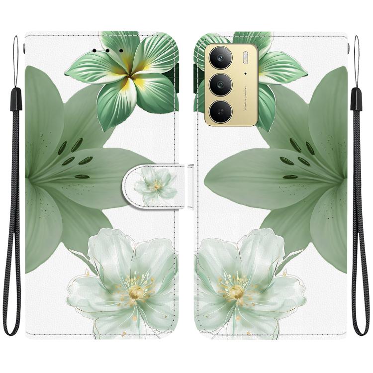 Crystal-Texture Painted Vegan Leather Phone Case
