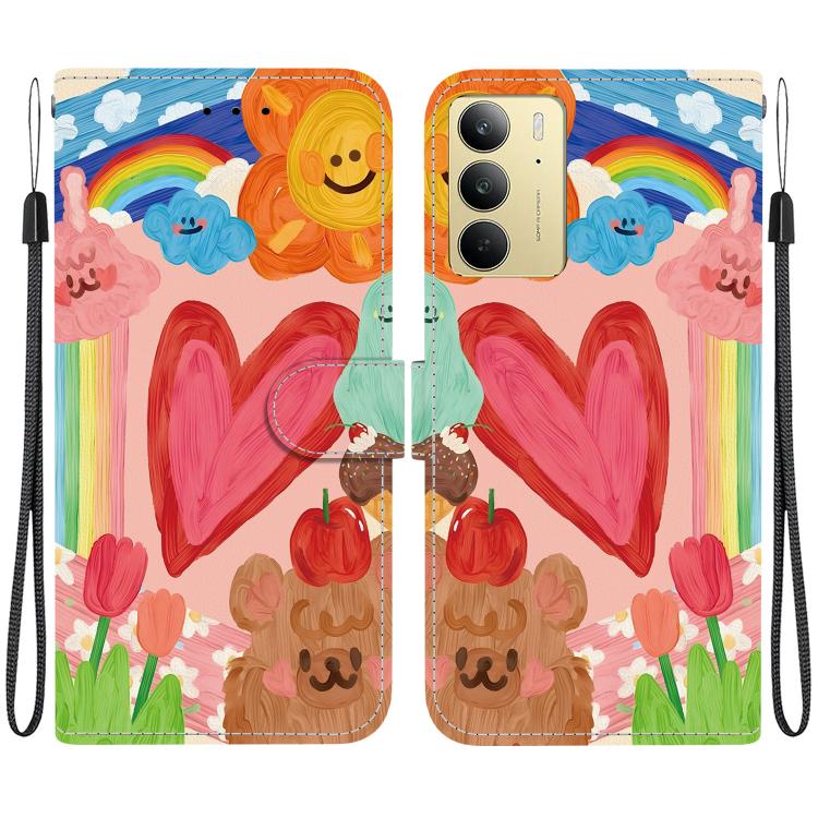 Crystal-Texture Painted Vegan Leather Phone Case — view 14