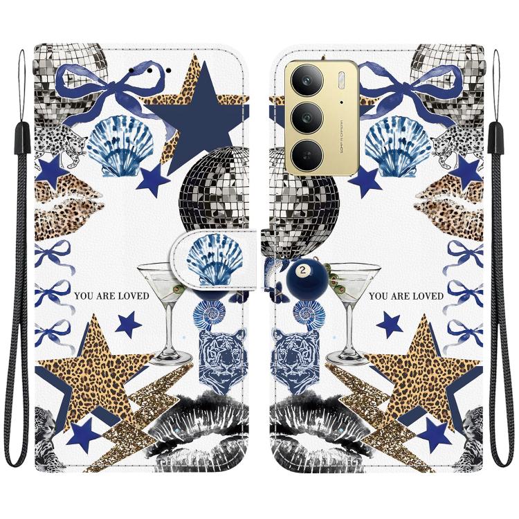 Crystal-Texture Painted Vegan Leather Phone Case — view 16