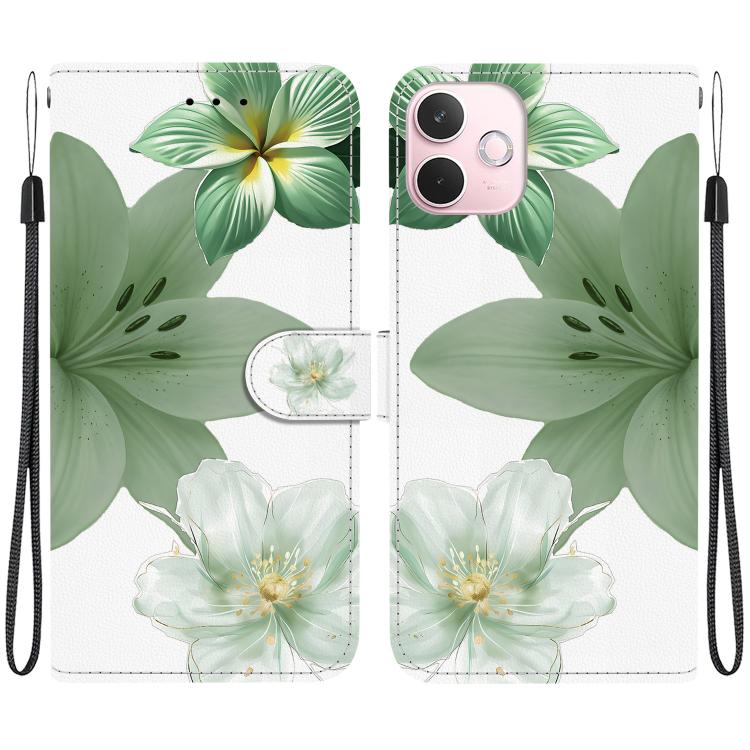 Crystal-Texture Painted Vegan Leather Phone Case