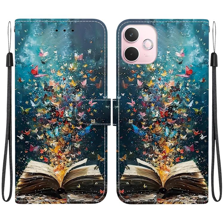 Crystal-Texture Painted Vegan Leather Phone Case
