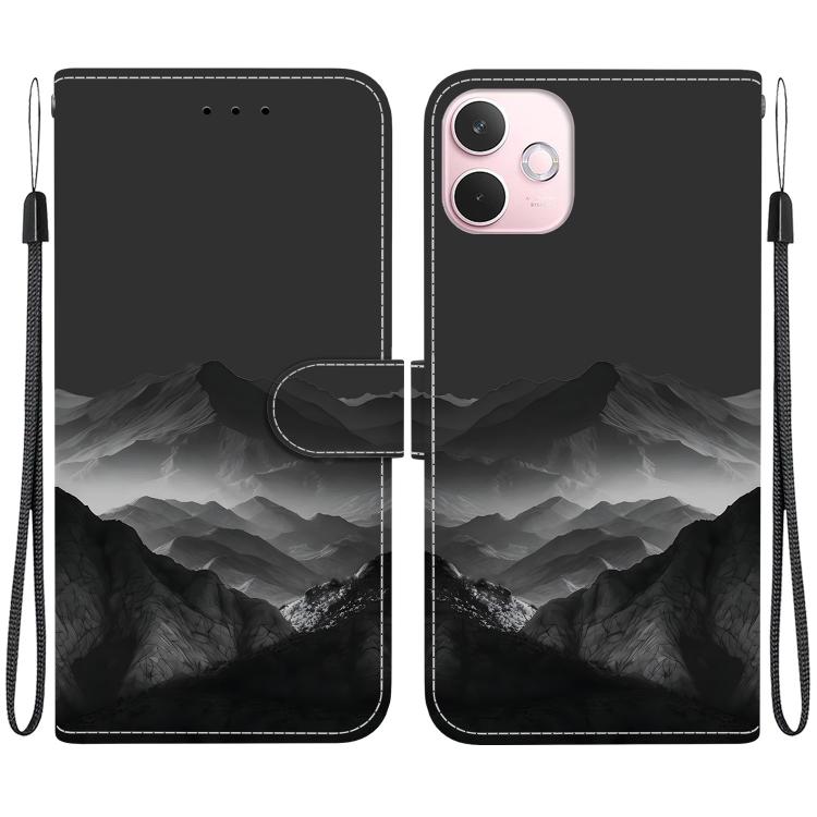 Crystal-Texture Painted Vegan Leather Phone Case
