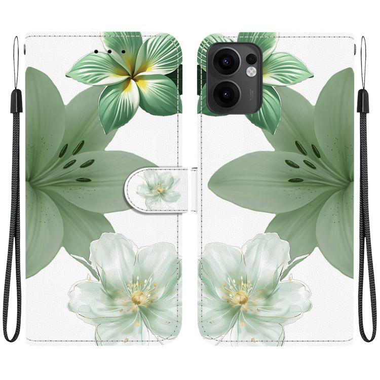 Crystal-Texture Painted Vegan Leather Phone Case
