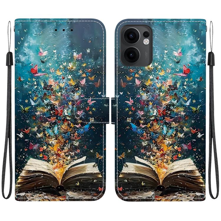 Crystal-Texture Painted Vegan Leather Phone Case