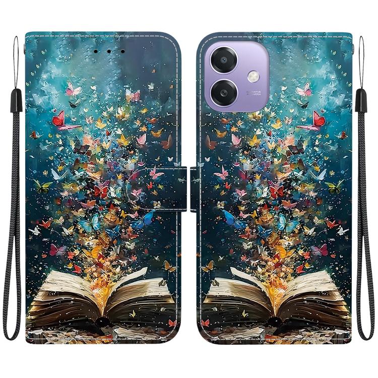 Crystal-Texture Painted Vegan Leather Phone Case