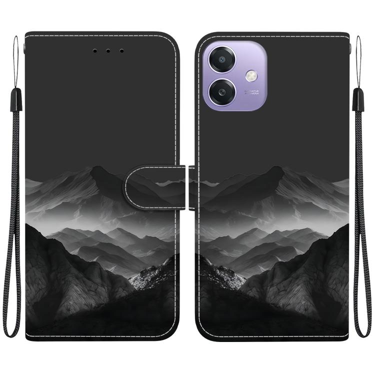 Crystal-Texture Painted Vegan Leather Phone Case