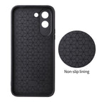 Precise Cutout Carbon Fiber Texture Vegan Leather Phone Case
