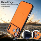 Precise Cutout Carbon Fiber Texture Vegan Leather Phone Case