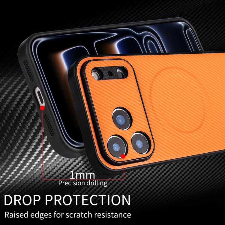 Precise Cutout Carbon Fiber Texture Vegan Leather Phone Case