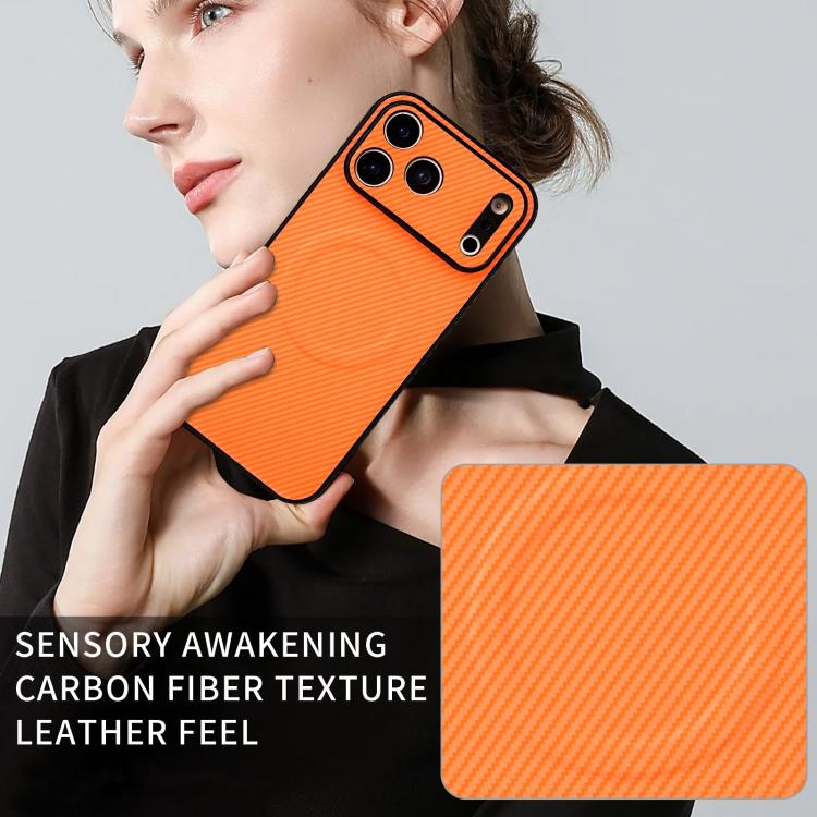 Precise Cutout Carbon Fiber Texture Vegan Leather Phone Case
