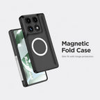 GKK Integrated MagSafe Magnetic Full Coverage Flip Phone Case — Green