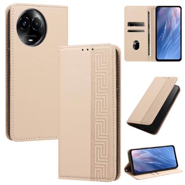 Embossed Meander Pattern RFID Vegan Leather Phone Case — view 66