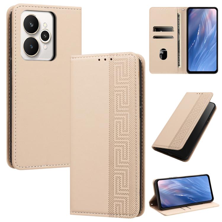 Embossed Meander Pattern RFID Vegan Leather Phone Case — view 26
