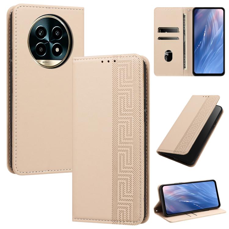 Embossed Meander Pattern RFID Vegan Leather Phone Case — view 50