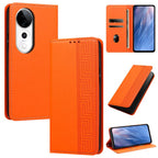 Embossed Meander Pattern RFID Vegan Leather Phone Case