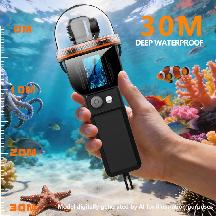 RedPepper 30m Diving Waterproof Action Camera Housing Cover