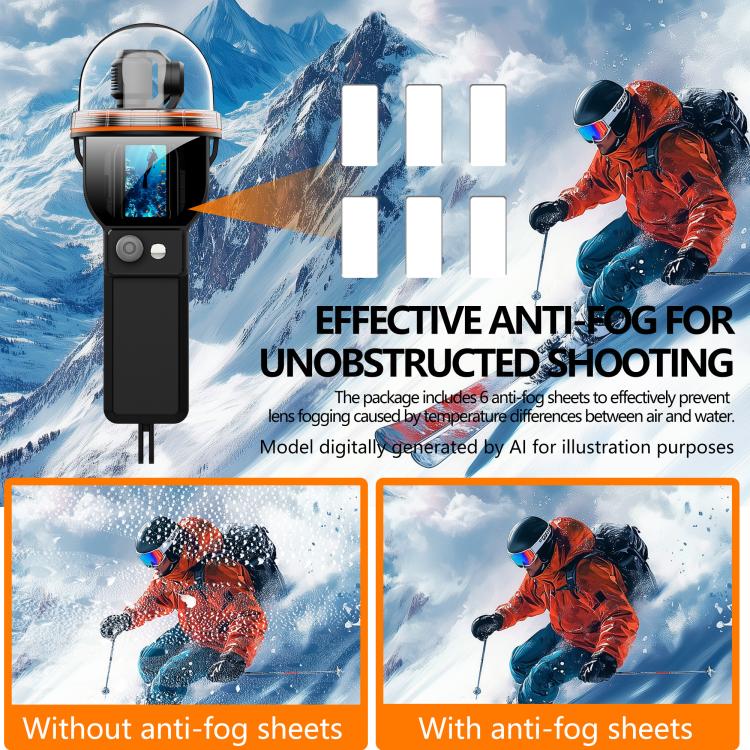 RedPepper 30m Diving Waterproof Action Camera Housing Cover