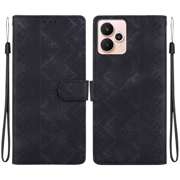 Ethnic Pattern Embossed Vegan Leather Phone Case — view 48