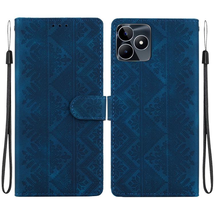 Ethnic Pattern Embossed Vegan Leather Phone Case — view 59