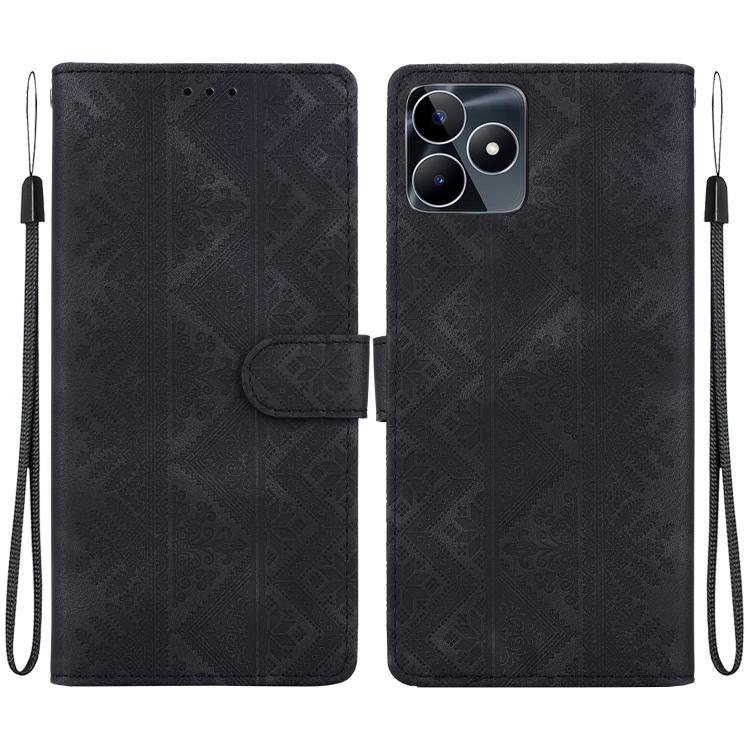 Ethnic Pattern Embossed Vegan Leather Phone Case — view 60