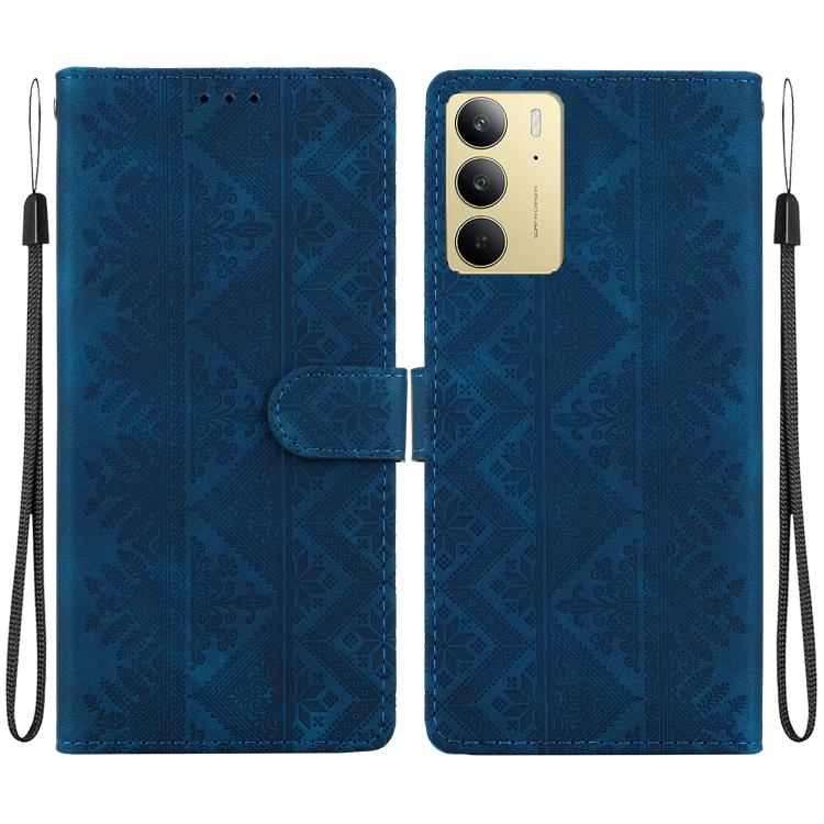 Ethnic Pattern Embossed Vegan Leather Phone Case — view 53