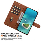 Ethnic Pattern Embossed Vegan Leather Phone Case — For Realme 16 Pro+ 5G