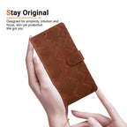 Ethnic Pattern Embossed Vegan Leather Phone Case — For Realme Note 70 / Note 70T / C71 India