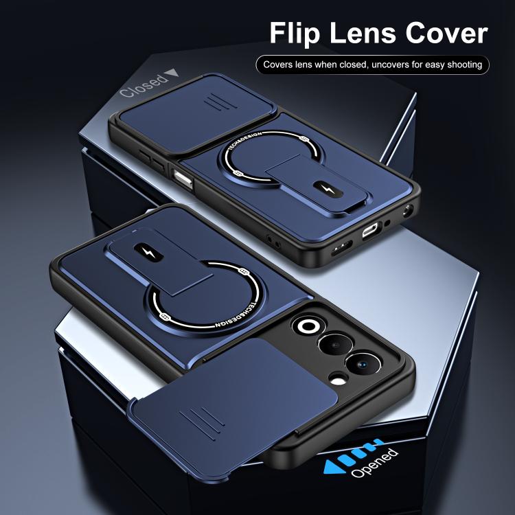 Sliding Camshield Holder Magnetic Phone Case
