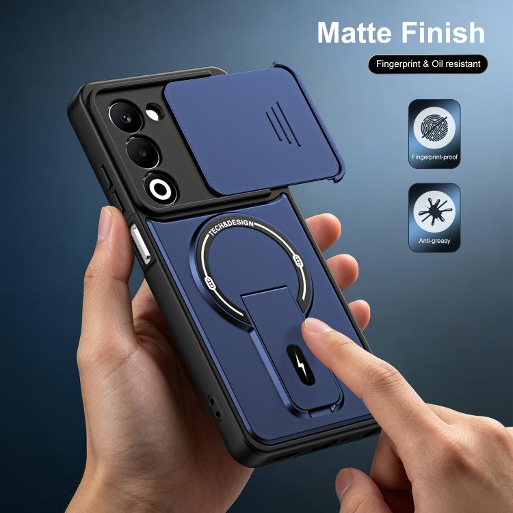 Sliding Camshield Holder Magnetic Phone Case