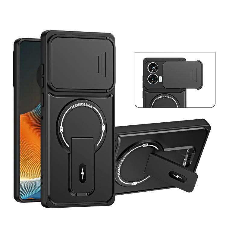 Sliding Camshield Holder Magnetic Phone Case