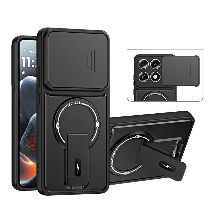 Sliding Camshield Holder Magnetic Phone Case